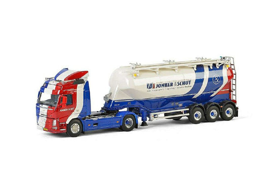 Jonker & Schut Volvo FM4 Globetrotter bulk trailer  /WSI  1/50 ミニチュア 建設機械模垁E工事車両