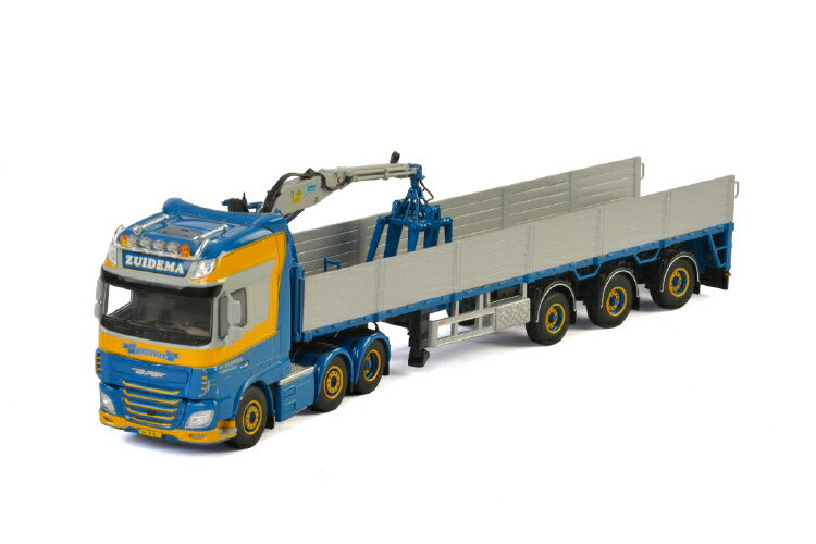 ギャラリービューアに画像をロードする, Zuidema DAF XF SUPER SPACE CAB 6x2 TWIN STEER BRICK TRAILER - 3軸 トラック/建設機械模型 工事車両 WSI 1/50 ミニチュア
