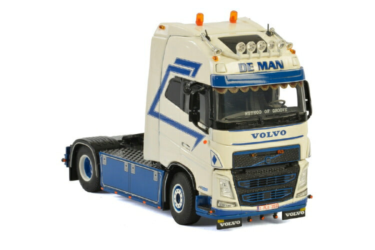 ギャラリービューアに画像をロードする, De Man Transport VOLVO FH4 GLOBETROTTER XL 4x2 トラック トラクタ/建設機械模型 工事車両 WSI 1/50 ミニチュア
