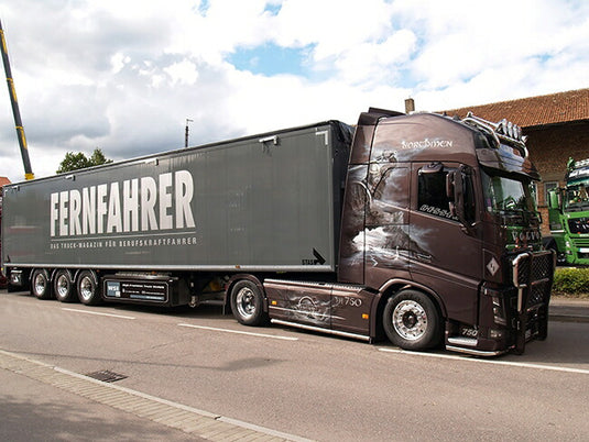 【予約】4-6月以降発売予定LF Transporte / Fernfahrer Volvo FH4 Globetrotter XL Cargo Floor Trailer3軸トラック  建設機械模型 工事車両 WSI 1/50 ミニチュア