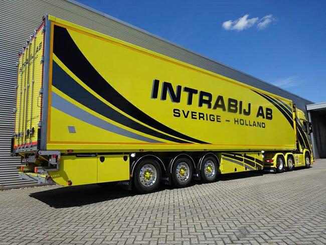 ギャラリービューアに画像をロードする, 【予約】4-6月以降発売予定Intrabij AB Scaniaスカニア S Highline CS20H リーファートレーラー Thermoking3軸トラック  建設機械模型 工事車両 WSI 1/50 ミニチュア

