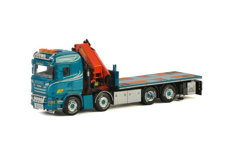 ギャラリービューアに画像をロードする, BA Perssons Kranbilar / Akka Frakt Scaniaスカニア R Streamline Highline Palfinger 150002トラック  建設機械模型 工事車両 WSI 1/50 ミニチュア
