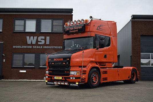 【予約】4-6月以降発売予定J.B. van Soeren Scaniaスカニア T4トラクタ  建設機械模型 工事車両 WSI 1/50 ミニチュア
