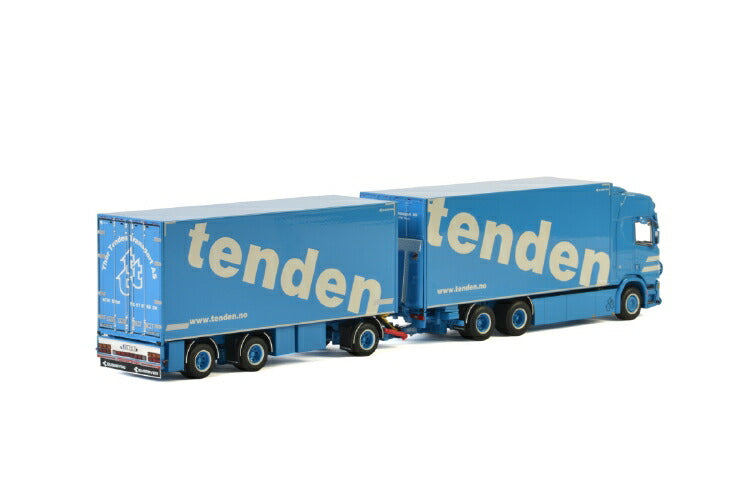 ギャラリービューアに画像をロードする, Tenden SCANIA R HIGHLINE CR20H 6X2 TAG AXLE RIGED TRUCK DRAWBAR BOX  6軸 トラック/建設機械模型 工事車両 WSI 1/50 ミニチュア
