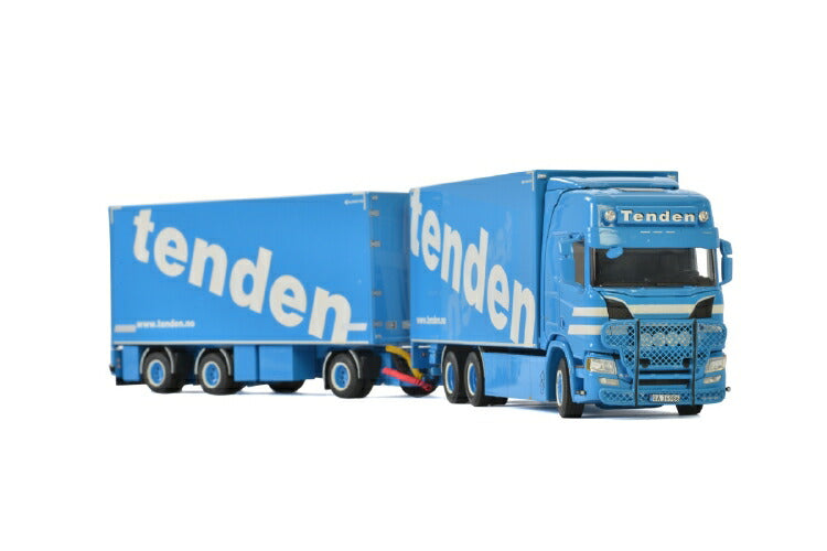 ギャラリービューアに画像をロードする, Tenden SCANIA R HIGHLINE CR20H 6X2 TAG AXLE RIGED TRUCK DRAWBAR BOX  6軸 トラック/建設機械模型 工事車両 WSI 1/50 ミニチュア
