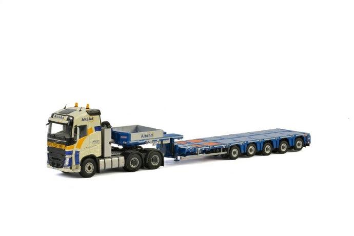 Alt?ad VOLVO FH4 GLOBETROTTER 6x4 Nooteboom MCO PX 5軸 トラック トレーラー/建設機械模型 工事車両 WSI 1/50 ミニチュア