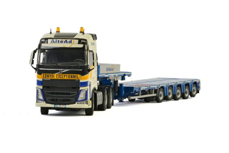 Alt?ad VOLVO FH4 GLOBETROTTER 6x4 Nooteboom MCO PX 5軸 トラック トレーラー/建設機械模型 工事車両 WSI 1/50 ミニチュア