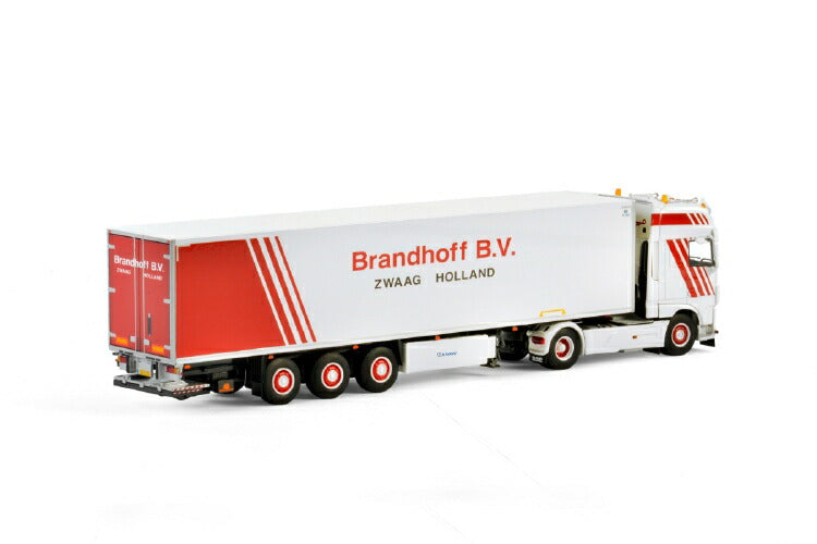 ギャラリービューアに画像をロードする, Brandhoff B.V. DAF XF SSC Facelift 2017  リーファートレーラー Carrier3軸トラック  建設機械模型 工事車両 WSI 1/50 ミニチュア

