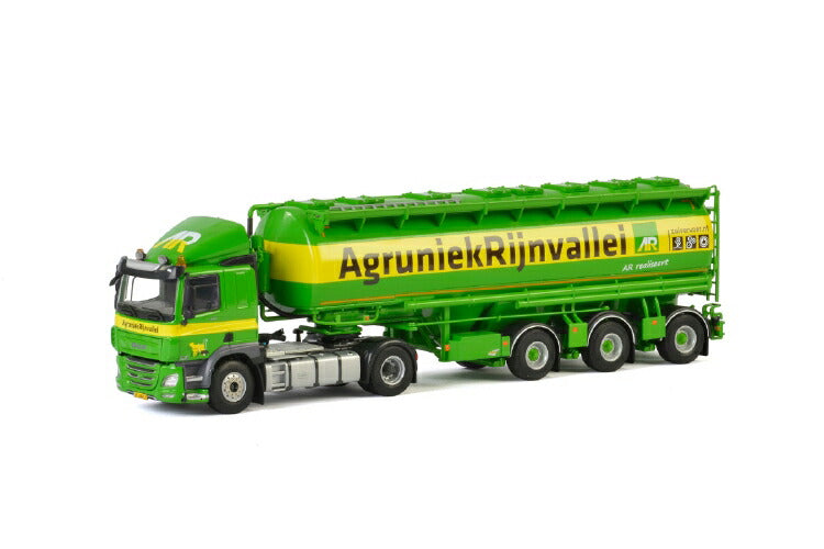 AgruniekRijnvallei DAF CF SLEEPER CAB 4x2 BULK TRAILER / ANIMAL FEED  3軸 トラック/建設機械模型 工事車両 WSI 1/50 ミニチュア