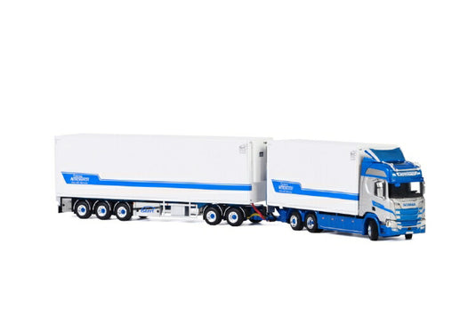 Tommy Nordberghs Akeri AB; SCANIAスカニア R HIGHLINE CR20H 6x2 TAG AXLE LZV COMBIトラック /建設機械模型 工事車両 WSI 1/50 ミニチュア