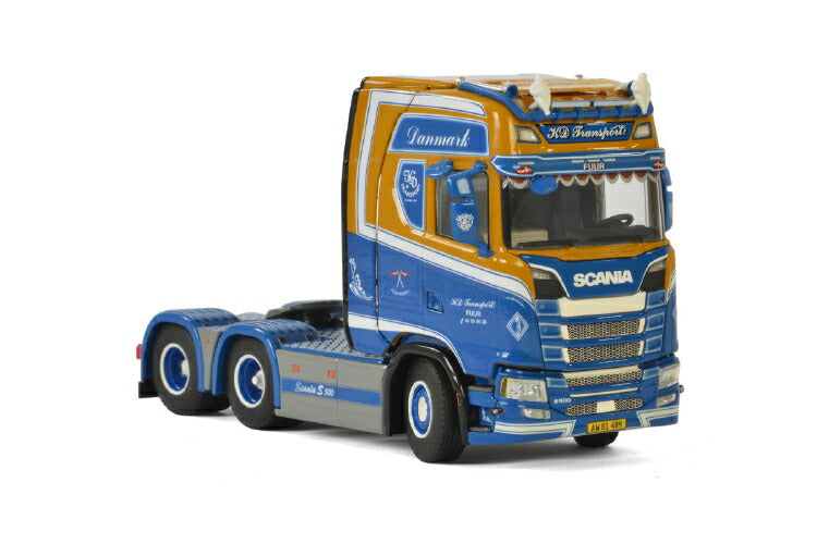 ギャラリービューアに画像をロードする, KD Transport SCANIA S HIGHLINE CS20H 6x2 TAG AXLE トラック トラクタ/建設機械模型 工事車両 WSI 1/50 ミニチュア
