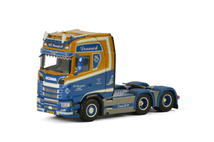 ギャラリービューアに画像をロードする, KD Transport SCANIA S HIGHLINE CS20H 6x2 TAG AXLE トラック トラクタ/建設機械模型 工事車両 WSI 1/50 ミニチュア
