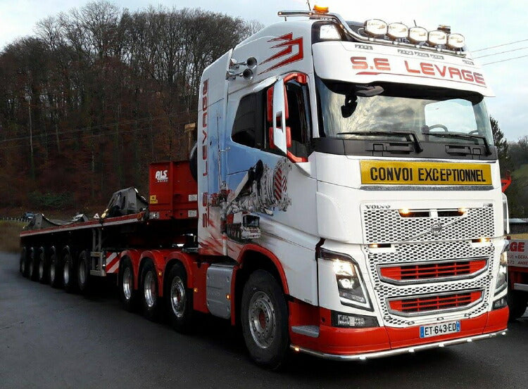 ギャラリービューアに画像をロードする, 【予約】10-12月以降発売予定S.E. Lavage VOLVO FH4 GLOBETROTTER 8X4 バラストトレーラー - 6 AXLEトレーラー /建設機械模型 工事車両WSI 1/50 ミニチュア
