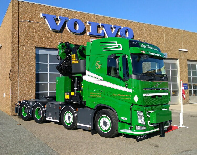 ギャラリービューアに画像をロードする, Tage Kristensen VOLVO FH4 GLOBETROTTER 8x4 + PALFINGER 7800.2 トラック トラクタ/建設機械模型 工事車両 WSI 1/50 ミニチュア
