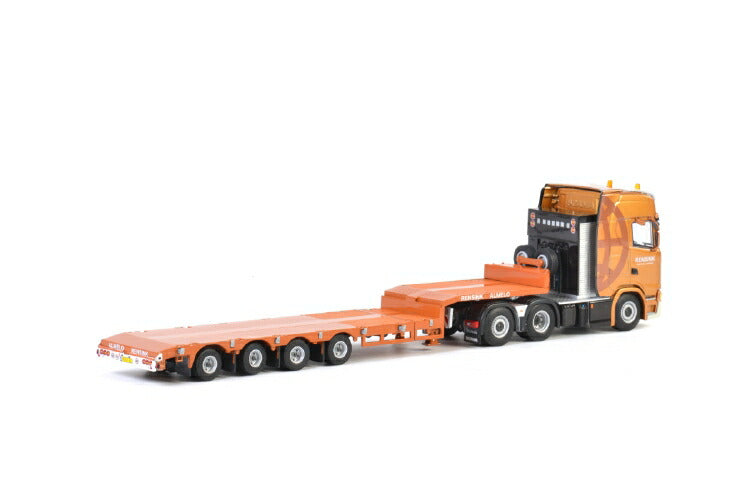 ギャラリービューアに画像をロードする, Rensink SCANIA S HIGHLINE CS20H 6x2 TAG AXLE SEMI LOWLOADER - 4軸 トラック トラクタ/建設機械模型 工事車両 WSI 1/50 ミニチュア
