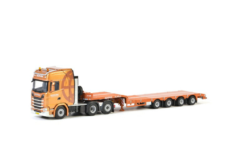 ギャラリービューアに画像をロードする, Rensink SCANIA S HIGHLINE CS20H 6x2 TAG AXLE SEMI LOWLOADER - 4軸 トラック トラクタ/建設機械模型 工事車両 WSI 1/50 ミニチュア
