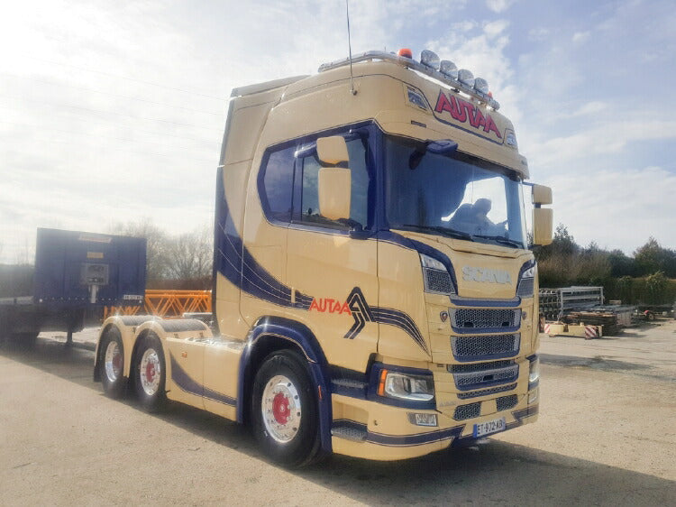 ギャラリービューアに画像をロードする, 【予約】10-12月以降発売予定Autaa SCANIAスカニア R HIGHLINE CR20H 6x2 TWIN STEER LOWLOADER - 3軸トラック /建設機械模型 工事車両WSI 1/50 ミニチュア
