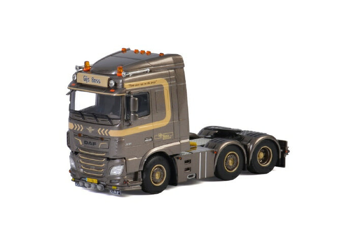 Gijs Boss DAF XF SPACE CAB MY2017 6x2 TWIN STEER トラック トラクタ/建設機械模型 工事車両 WSI 1/50 ミニチュア