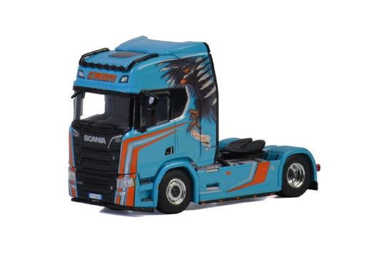 Cirioni SCANIA R HIGHLINE | CR20H 4x2トラクタ  /建設機械模型 工事車両 WSI 1/50 ミニチュア