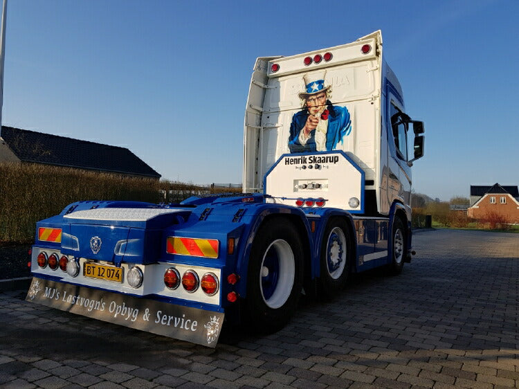 ギャラリービューアに画像をロードする, 【予約】6-8月以降発売予定Henrik Skaarup SCANIA R HIGHLINE CR20H 6x2 TWIN STEERトラック トラクタ/建設機械模型 工事車両 WSI 1/50 ミニチュア
