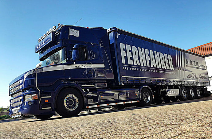【予約】2019年1-3月以降発売予定H.D.T.V. Logistik / Fernfahrer SCANIA T6 TOPLINE TORPEDO 4x2 CURTAINSIDE / TAUTLINER TRAILER - 3 軸トラック /建設機械模型 工事車両 WSI 1/50 ミニチュア