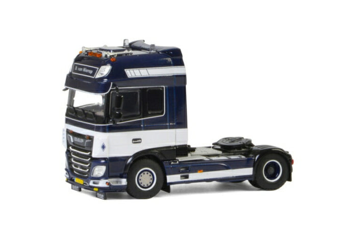 Dion van Nierop Transport; DAF XF SUPER SPACE CAB MY2017 4x2 トラックトラクタ /建設機械模型 工事車両 WSI 1/50 ミニチュア