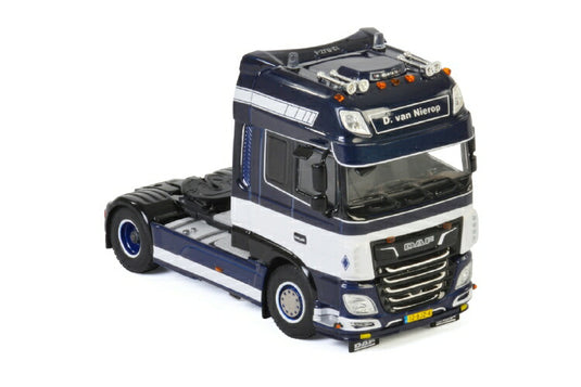 Dion van Nierop Transport; DAF XF SUPER SPACE CAB MY2017 4x2 トラックトラクタ /建設機械模型 工事車両 WSI 1/50 ミニチュア