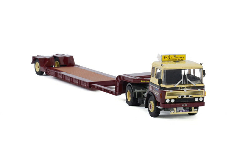 ギャラリービューアに画像をロードする, 【予約】12月以降発売予定Van Wijgerden DAF 2600 4x2 LOWLOADER ODU 1 AXLEトラック トレーラー/WSI 1/50 建設機械 模型ミニカー  はたらく車 重機
