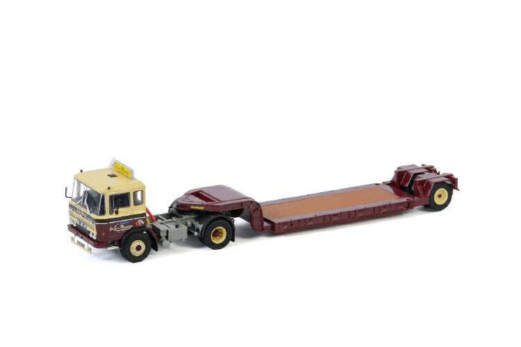 ギャラリービューアに画像をロードする, 【予約】12月以降発売予定Van Wijgerden DAF 2600 4x2 LOWLOADER ODU 1 AXLEトラック トレーラー/WSI 1/50 建設機械 模型ミニカー  はたらく車 重機
