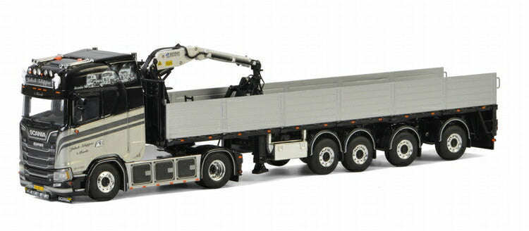 ギャラリービューアに画像をロードする, Jakob Schipper SCANIA S HIGHLINE CS20H 4x2 BRICK TRAILER - 4軸 トラック /建設機械模型 工事車両 WSI 1/50 ミニチュア
