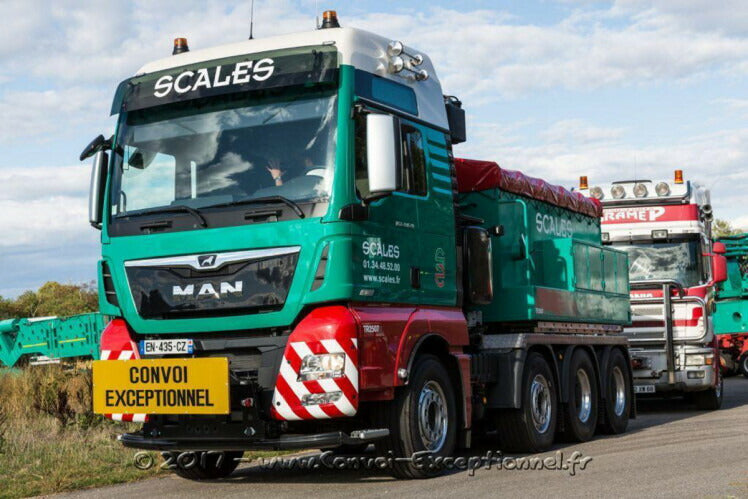 ギャラリービューアに画像をロードする, 【予約】2020年1-3月以降発売予定Scales MAN TGX XXL EURO 6c 8x4 + BALLASTBOX トラック/建設機械模型 工事車両 WSI 1/50 ミニチュア
