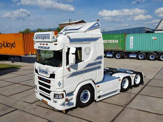 【予約】2020年1-3月以降発売予定Sneepels Transport SCANIA R NORMAL | CR20N 6X2 TAG軸 トラック トラクタヘッド/建設機械模型 工事車両 WSI 1/50 ミニチュア