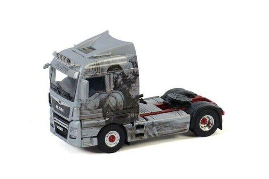 Decker Transporte MAN TGX XLX Euro 6  /WSI  1/50 ミニチュア 建設機械模垁E工事車両
