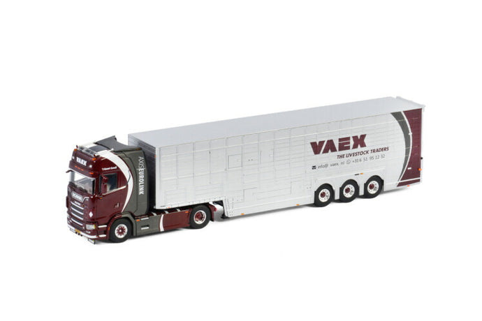 【予約】2021年2月以降発売予定Vaex SCANIA S HIGHLINE  CS20H 4X2 RESIN TRAILER CUSTOM MADE 3軸トラック /WSI 1/50 建設機械 模型ミニカー  はたらく車 重機