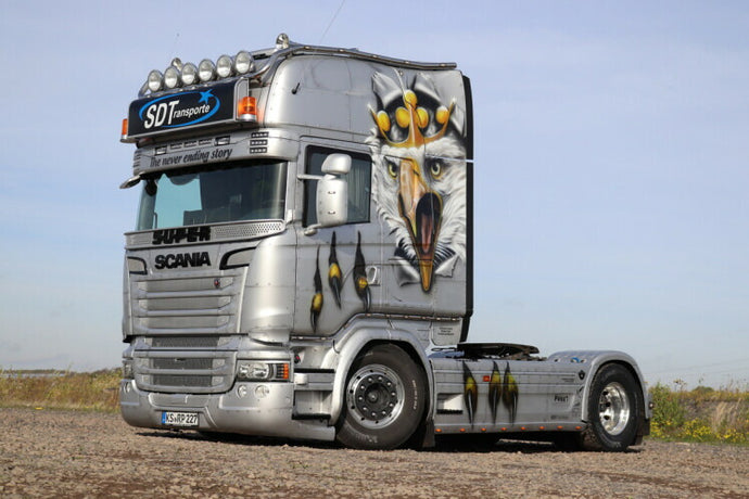 【予約】5-8月以降発売予定SCANIA STREAMLINE TOPLINE 4X2 トラック トラクタヘッド WSI 1/50 建設機械 模型ミニカー  はたらく車重機