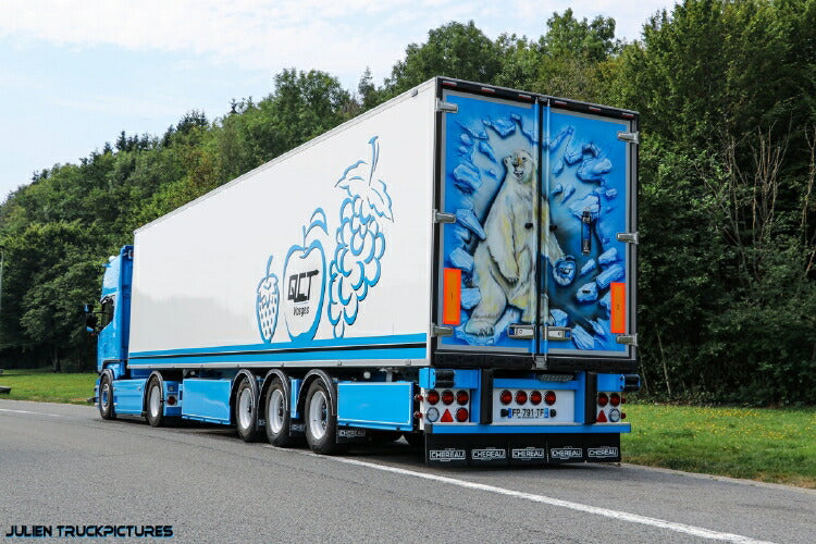 【予約】2021年1-3月以降発売予定QC Transport SCANIA STREAMLINE TOPLINE 4X2 リーファートレーラー - 3 AXLEトラック  /WSI  建設機械模型 工事車両 1/50 ミニチュア