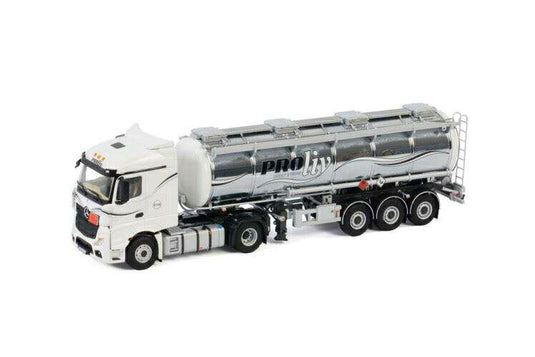 Proliv Mercedes Benz Actros MP4 Streamspace Tanktrailer  /WSI  1/50 ミニチュア 建設機械模垁E工事車両