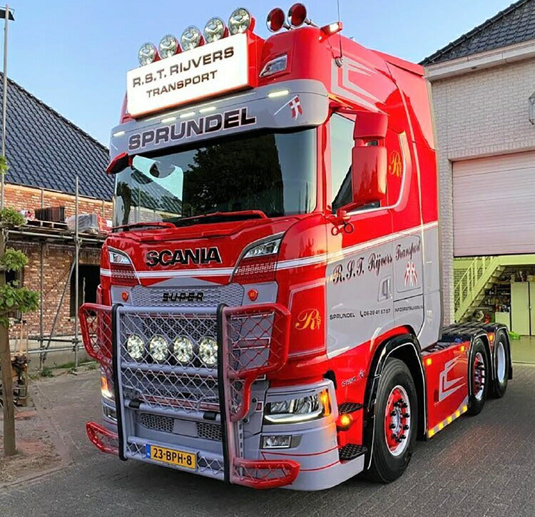 ギャラリービューアに画像をロードする, 【予約】2021年2月以降発売予定R.S.T. Rijvers Transport SCANIA S HIGHLINE 6X2 TWINSTEER トラック トラクタ /WSI 1/50 建設機械 模型ミニカー  はたらく車 重機
