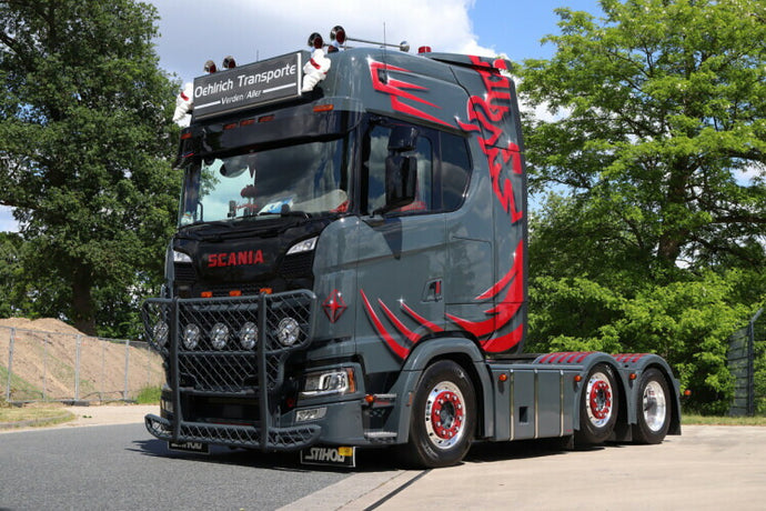 【予約】2021年2月以降発売予定Oehlrich SCANIA S HIGHLINE  CS20H 6X2 TWINSTEER トラック トラクタ /WSI 1/50 建設機械 模型ミニカー  はたらく車 重機