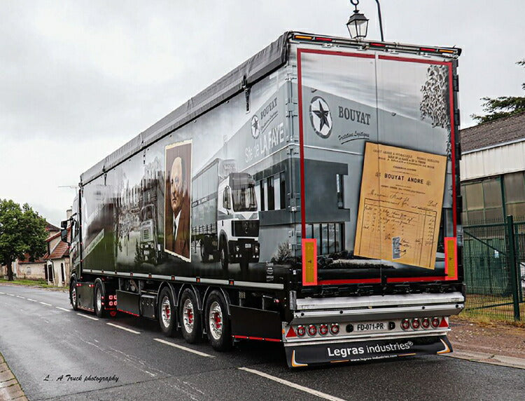 【予約】2021年1-3月以降発売予定Transports Bouyat SCANIA S HIGHLINE  CS20H 4x2 VOLUME TRAILER 3軸トラック  /WSI  建設機械模型 工事車両 1/50 ミニチュア