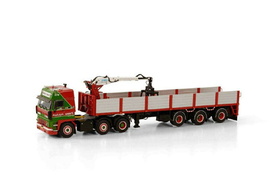 Fonteijn Weert DAF 3300 Space Cab 6x2 Brick Trailer  /WSI  1/50 ミニチュア 建設機械模垁E工事車両