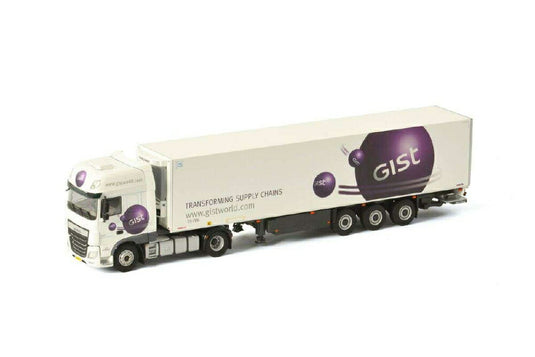 Gist NL DAF XF Super Space Cab 4x2 reefer semitrailer 3axle  /WSI  1/50 ミニチュア 建設機械模型 工事車両