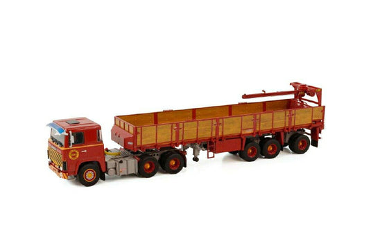 Holtrop Assen Scania 1er 141 Serie Steinauflieger  /WSI  1/50 ミニチュア 建設機械模垁E工事車両