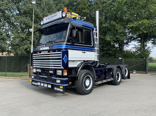 【予約】DE ARENDHORST SCANIA 3 SERIES 6X2 TAG AXLE トラクタ トラック/WSI 建設機械模型 工事車両 1/50 ミニカー