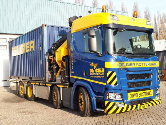 De Gier Scania R Normal 8x2 タグアクスル トラクタ / WSI 1/50 建設機械模型 工事車両