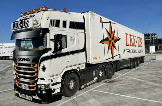 【予約】12月以降発売予定LEX-US; SCANIA STREAMLINE TOPLINE 6X2 TWIN STEER REEFER TRAILER 3軸 トラック/WSI 建設機械模型 工事車両 1/50 ミニカー