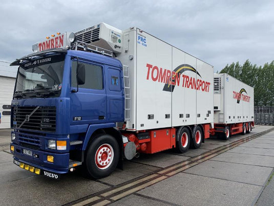 【予約】2023年3月以降発売予定Tomren; VOLVO F12 6X2 TAG AXLE RIGED COMBI REFRIGERATED TRUCK - 6 AXLEトラック /建設機械模型 工事車両 WSI 1/50 ミニチュア