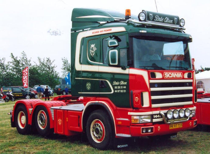 【予約】12月以降発売予定BRDR. OLSEN; SCANIA R4 SERIES 6X2 TWIN STEER トラック トラクタ /WSI 1/50 建設機械模型