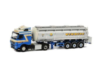 Wemmers Tanktransport ボルボ FH2 Globetrotter タンカートレーラー 3軸 /WSIダブリューエスアイ 1/50 　 9628