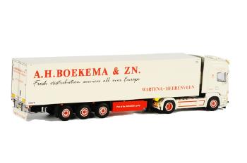 ギャラリービューアに画像をロードする, Boekema Transport SCANIA R Topline カーテンサイダー トレーラー  3軸 /WSIダブリューエスアイ 1/50 　 9618
